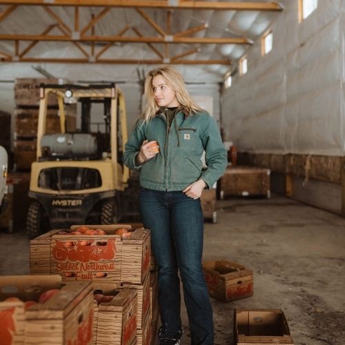 Kait Thornton | Apple Girl Kait | Orchard Careers | Apple Grower