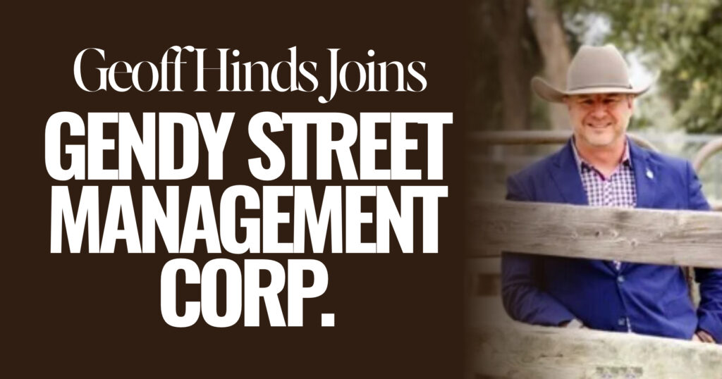 Geoff Hinds Named General Manager of Gendy Street Management Corp.